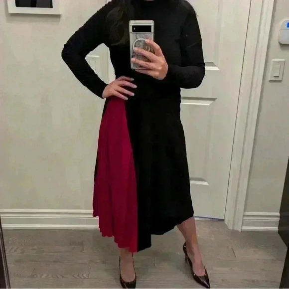 PRETTYGARDEN Women's Fall Long Sleeve Midi Dress Casual Ribbed Knit-NWT size  Sm - Picture 12 of 12